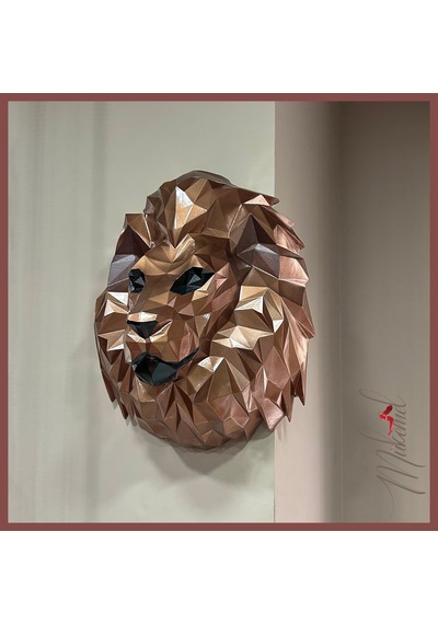 Aslan Origami Yaratıcılığı, Sevimli Hayvanı, El Yapımı Dekoru Ku