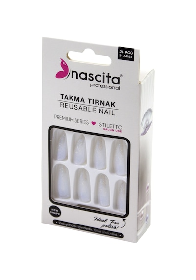 Nascita Kedi Gözü Takma Tırnak 24'lü Set Nasnaıl00196