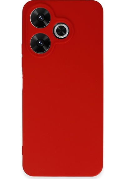 Xiaomi Redmi 13 4g Uyumlu Kılıf First Silikon - Kırmızı