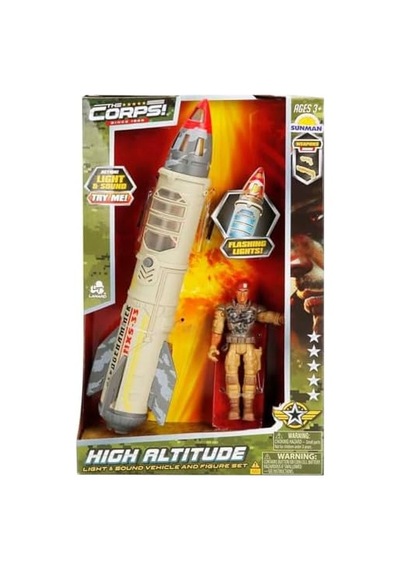 Sesli Ve Işıklı The Corps Altitude Askeri Oyun Seti - Roket
