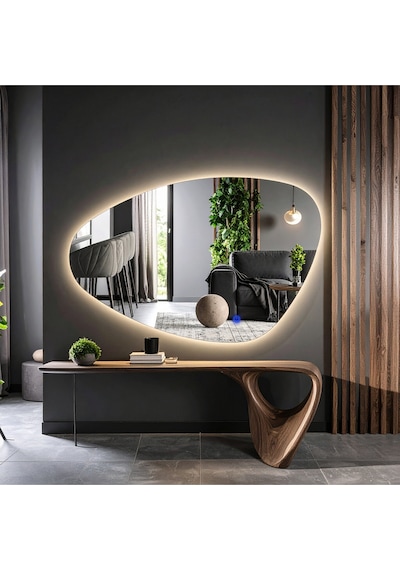 Luce Günışığı Lavabo & Banyo Aynası Dokunmatik Sensörlü 100 X 65 Cm