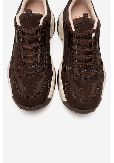 Lecce Kahverengi Süet Kadın Spor Sneakers