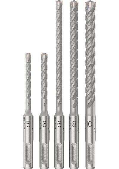 Professional Accessories Sds Plus-5 X: Set 5 Uds: 5, 6, 6, 8, 10 5