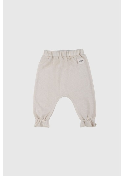 Totzee Fırfırlı Pantolon Bej