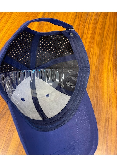 Hamze Paraşüt Mikro Kumaş Yazlık Delikli Unisex Cap Şapka Lacivert