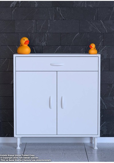 Eliusta Fre 70 Cm Çok Amaçlı Dolap 1 Raflı Tek Çekmeceli Banyo Mutfak Dolabı 70x88x32,5 Cm Organizer Dolap Beyaz Eliusta Fre 70 Cm Çok Amaçlı Dolap 1 Raflı Tek Çekmeceli Banyo Mutfak Dolabı 70x88x32,5 Cm Organizer Dolap Beyaz