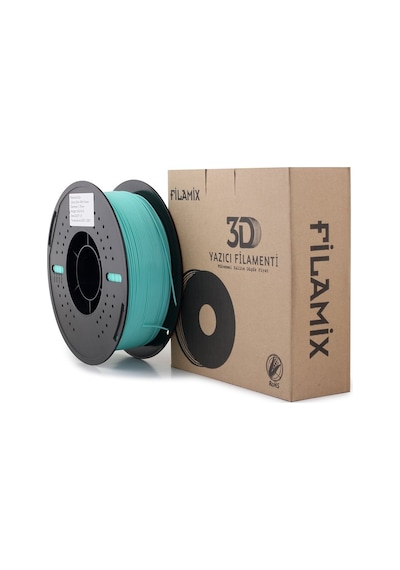 Filamix Pla+ Koyu Nane Yeşili Filament 1.75mm - Plastik Makara - 1 Kg