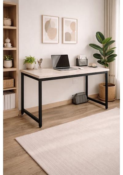 Merkür/siyah 60 X 120 Cm Çalışma Masası, Bilgisayar Masası, Yemek Masası, Metal Ayaklı 120x60 Merkür/siyah 60 X 120 Cm Çalışma Masası, Bilgisayar Masası, Yemek Masası, Metal Ayaklı 120x60