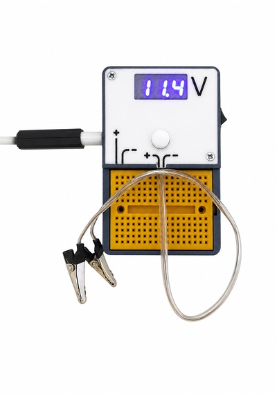 Usb-c Mini Güç Kaynağı 5v-28v Ayarlanabilir Çıkış Dahili Voltmetreli Breadboard