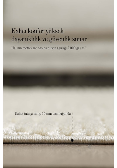 Modern Halı Özel Kesme Halı Salon Halısı Mutfak Halısı Yolluk Kolay Temizlenebilir Halı Krem Halı Krem