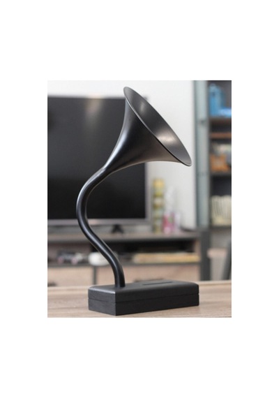 Siyah Deju Raven Akustik Gramofon 1 W Güç Ve 10 W Subwoofer İle K