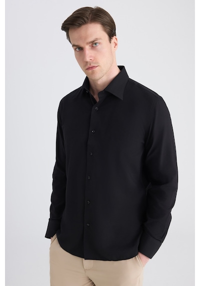 D'S Damat Ds Damat Slim Fit Siyah Armürlü Gömlek 5hf02ta06341m Çok Renkli