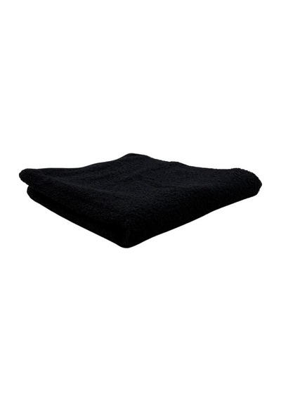 Kuaförler İçin Yüksek Emici A Kalite Baş Havlusu 90x50 Cm Siyah Siyah