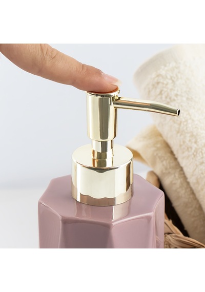 Porsima 3205 Seramik Sıvı Sabunluk Lavabo Sabunluğu 250 Cc Pudra