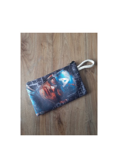 Owl Bag Captain America Desenli Kalemlik - Cüzdan Diğer