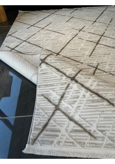 Still Halı Salon, Oturma, Yatak Odası Halısı 150x233 Desen Kodu 77229-070 Bej