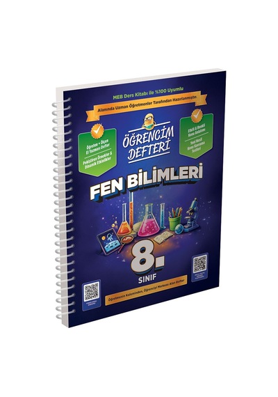 8.sınıf Fen Bilimleri Öğrencim Defteri Murat Eğitim Yayınları
