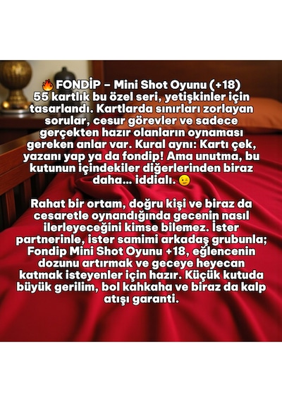 Fondip Mini Shot Oyunu +18