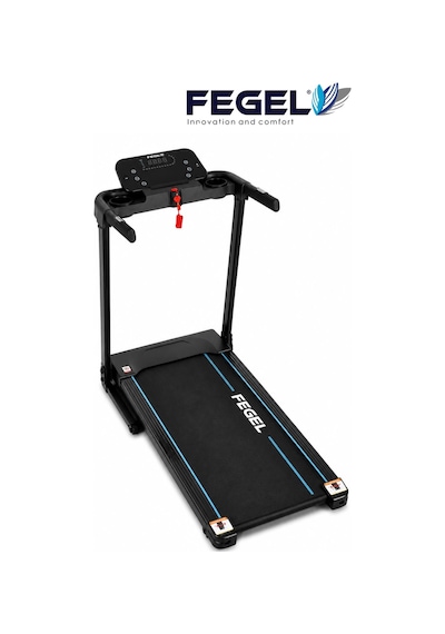 Fegel FG-12 Manuel Eğimli FitShow Destekli Bluetooth Hoparlörlü Katlanabilir Koşu Bandı