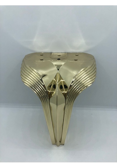 PLASTİK, 16 CM GOLD KAPLAMA  BAZA,KOLTUK,MOBİLYA AYAĞI (4 ADET)