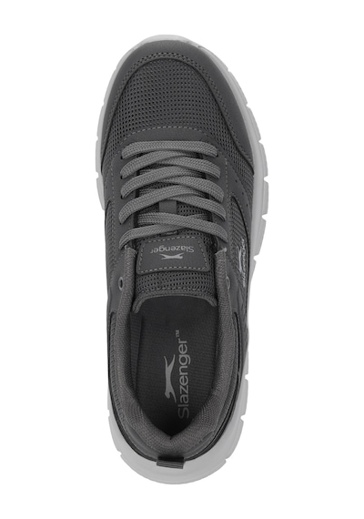 Slazenger Glen I Erkek Büyük Beden Koyu Gri Koşu & Yürüyüş Spor Ayakkabısı Koyu Gri