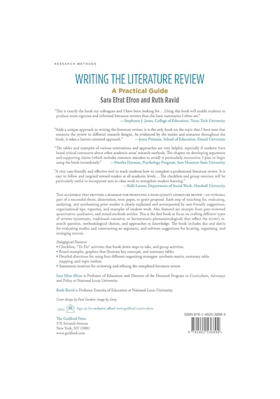 Writing The Literature Review: A Practical Guide