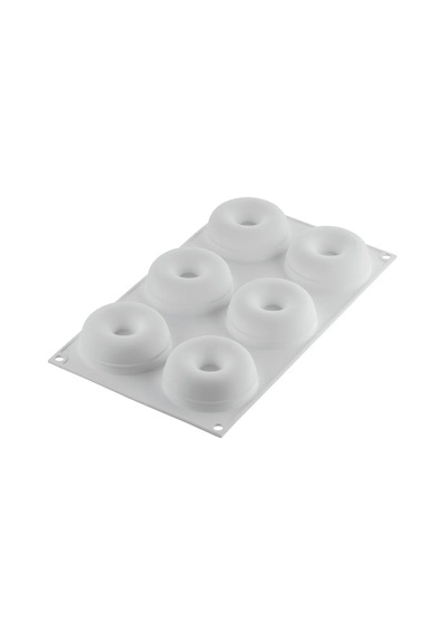 36.354.87.0065 Silikomart Donuts Gourmand 80 Silikon Kalıp Kahverengi