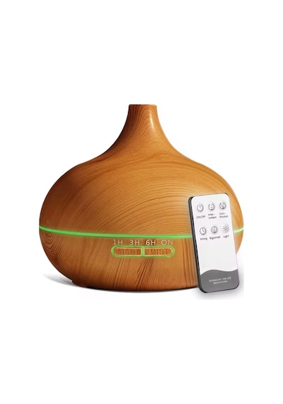 Aroma Difüzör Gece Işığı 7 Led Nemlendirici Kumandalı 550 Ml Buhar Makinesi Diğer