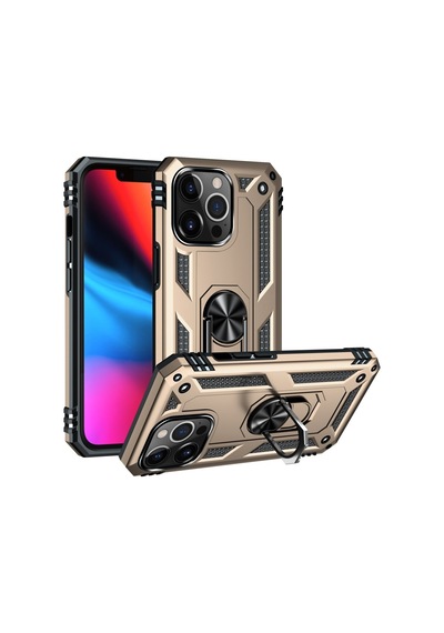 Apple Uyumlu iPhone 13 Pro Kilif Yüzüklü Zirh Tank Vega 511151122