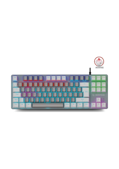 Rampage Snug K14 Rainbow TKL 87 Tuşlu Super Kompakt Mekanik Oyuncu Klavye