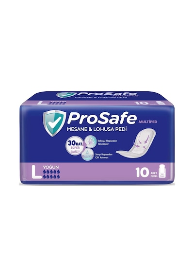 Prosafe Multiped Mesane & Lohusa Pedi L Yoğun 10'lu