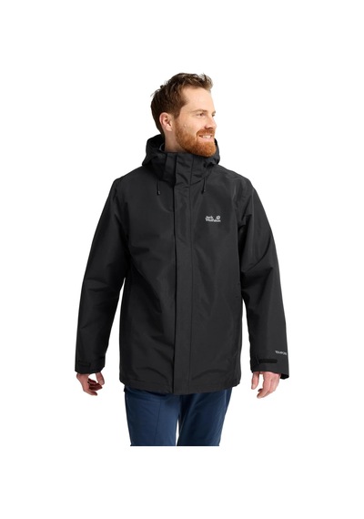 Jack Wolfskin Pinetrail 3 İn 1 Erkek Mont C-jaca66288e50v37 Siyah