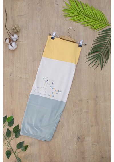 Kız Erkek Kelebek Bebek Çift Katlı Natural Penye Battaniye Stl6903 Beyaz - Fuşya