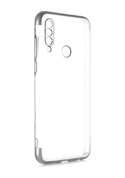 Meizu M10 Kılıf İnce Köşeleri Renkli Şeffaf Silikon Siyah