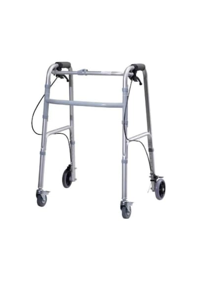 Walker A-1022 Dört Tekerlekli Frenli Katlanır Yürüteç