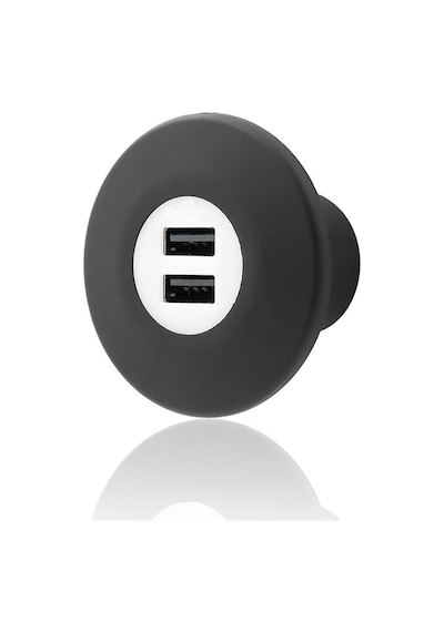 Sanel Usb Şarj Ünitesi Üniversal 12V24V 2Amp Mavi Ledli Suc2B