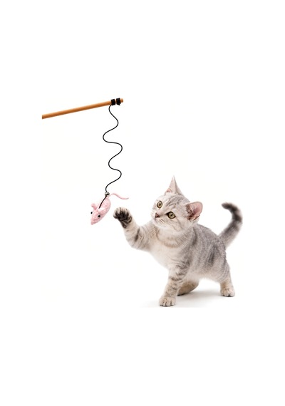 Kedi Oltası - Dawcat - Fare Figürlü - Açık Pembe