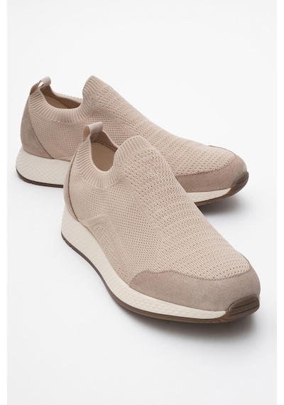 Dericlub Erkek Rahat Taban Triko Bez Bağcıksız Comfort Ayakkabı Cr 2302 Vizon