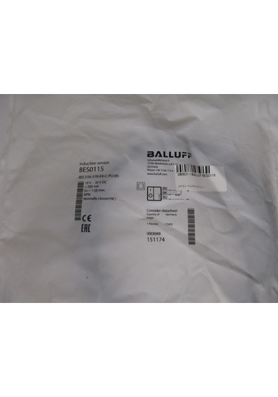Balluff Bes0115 516-378-e4-c-pu-05 Transducer