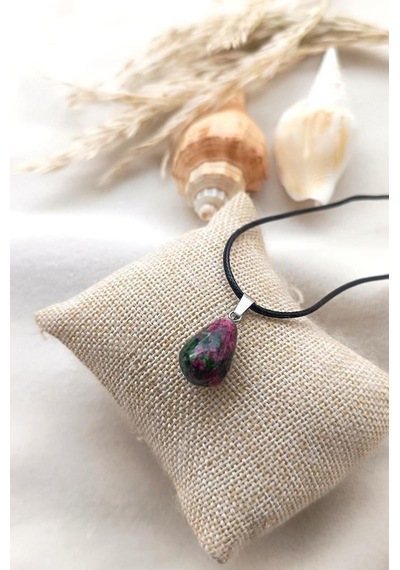 Kolye Gerdanlık Yoga Reiki Doğal Zoizit Taşı Kadın Takı Hediye