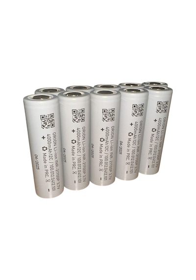 21700 3.7v 4000 Mah 12c Li-ion Pil - 10 Adet