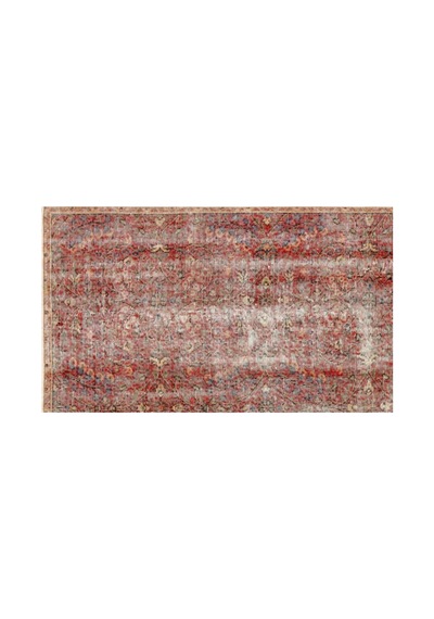 El Dokuması Vintage Yün-pamuk Naturel Halı 35901 155 X 264 Cm Çok Renkli