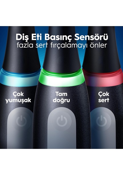 Oral-b Io3 Siyah Şarjlı/elektrikli Diş Fırçası, 1 Fırça Başlığı,