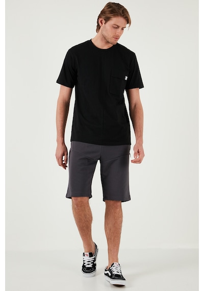 Buratti Belden Bağlamalı Pamuklu Cepli Regular Fit Erkek Short 5908047 Antrasit