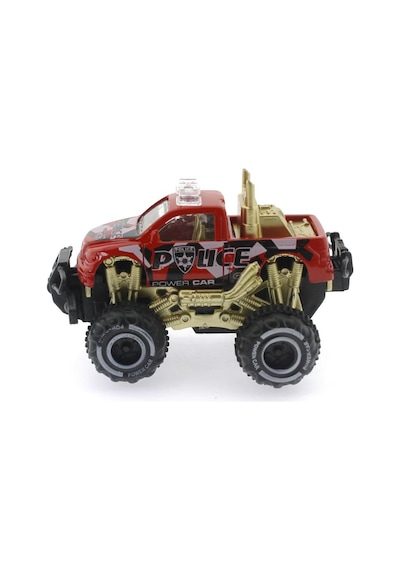 Çek Bırak Mini Off Road Kırmızı Polis Aracı