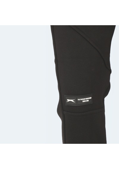 Slazenger LAMYA Çocuk Fermuar Cepli Siyah Eşofman Altı