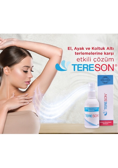 Tereson El Ayak ve Koltuk Altı Terleme Unisex Solüsyon Sprey 50 ML