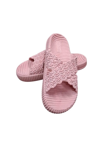 Kadın Yazlık Ev Banyo Islak Zemine Uygun Terlik Pembe