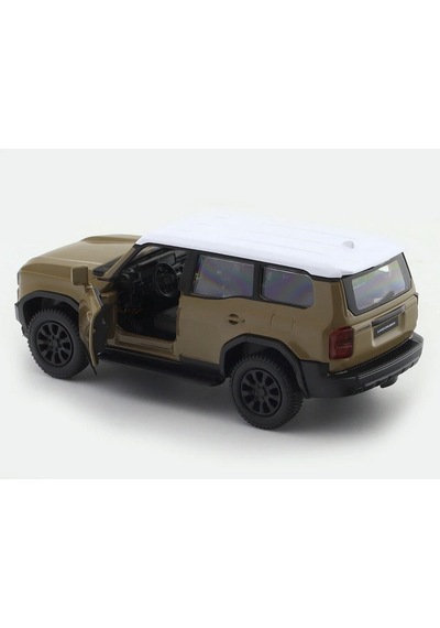 Uzak Doğu Serisi Toyota Land Cruiser 250 Prado Bej Açılır Kapılar Diecast Metal Model Araba 11 Cm