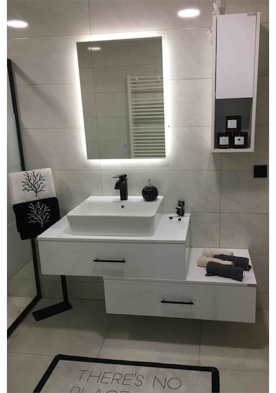 Aju Havluluk Kağıt Havlu Askısı Siyah Metal Malzeme Kurulum Gerektirmez Devrilmez Banyo Düzenleyici Siyah
